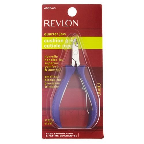 REVLON Quarter Jaw Cushion Grip Cuticle Nipper
