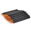 Eyeliner Duurzaam penseel Herbruikbaar Hard Zachte punt Vervangbaar Eyeliner penseel Oranje 8,2 cm