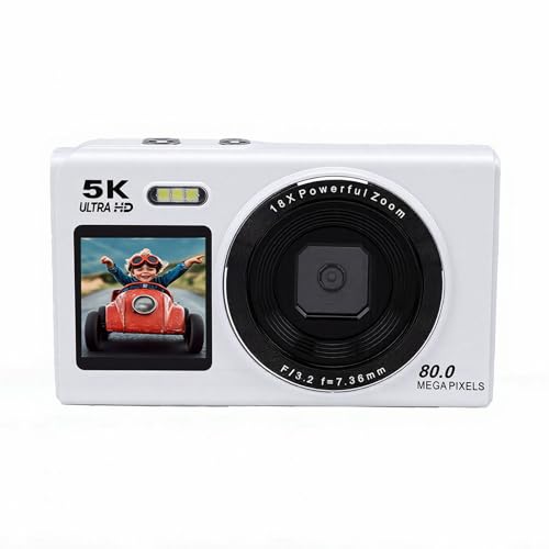 Appareil photo numérique 5K Tangxi avec double écran et autofocus performant