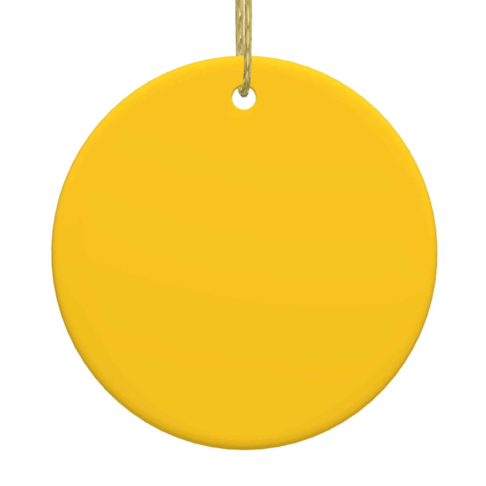 Fodpand Women's White Milk Duck Yellow Christmas Ornaments 2025, Gift Exchange For Men, Collectible Ceramic Ornament Round Hanging Ornaments For Christmas Tree Decoration
