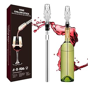 Wine Chiller Stick Wine Aerator, Premium Iceless W...