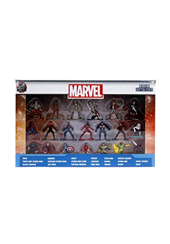 Marvel 1.65″ Die-cast Metal Collectible Figures 20-Pack Wave 1, Toys for Kids and Adults