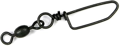 Billfisher Stainless Snap Swivels | Black Oxidized Finish | Durable Stainless Construction | Fishing Accessories