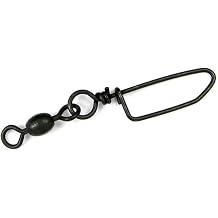 Billfisher Stainless Snap Swivels | Black Oxidized Finish | Durable Stainless Construction | Fishing Accessories