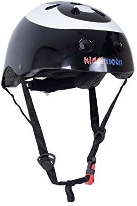 Kiddimoto Kids Patterned Helmet (8-Ball, Medium)