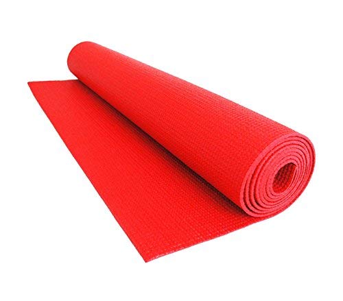 Tappetino per Yoga Tappeto Palestra per Esercizi Fitness Aerobica Pilates Ginnastica MATERASSINO Colori Vari Casuali