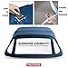 A-Premium Blue Convertible Soft Top Compatible with Mercedes-Benz R129 Series 300SL, 500SL 1990-1993, 600SL 1993, SL320 1994-1997, SL500, SL600 1996-2002, Convertible, with Plastic Window