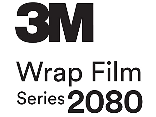 3M 2080 M12 Matte Black 5Ft X 1Ft W/Application Card Vinyl Vehicle Car Wrap Film Sheet Roll #TOP1