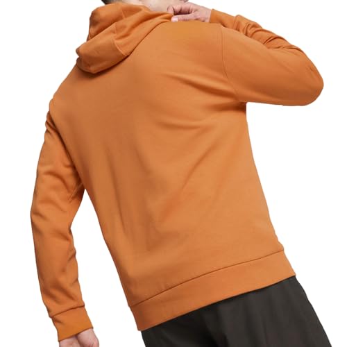 Puma Mens RadCal Hooded Half Zip Casual Outerwear - Orange - Size XXL2
