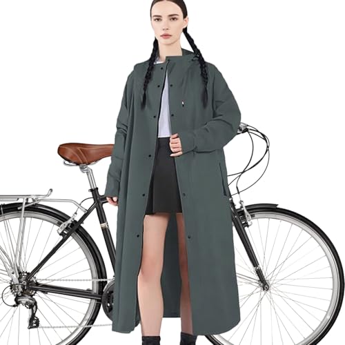 Chubasquero largo de mujer impermeable ligero y cortavientos que soluciona tus días de lluvia