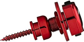 Amazon | Fender ストラップピン Fender® 'F' Locks, Red