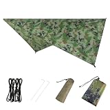 Azarxis Bâche Anti-Pluie Tarp Bivouac Toile de Tente Imperméable Tapis de...