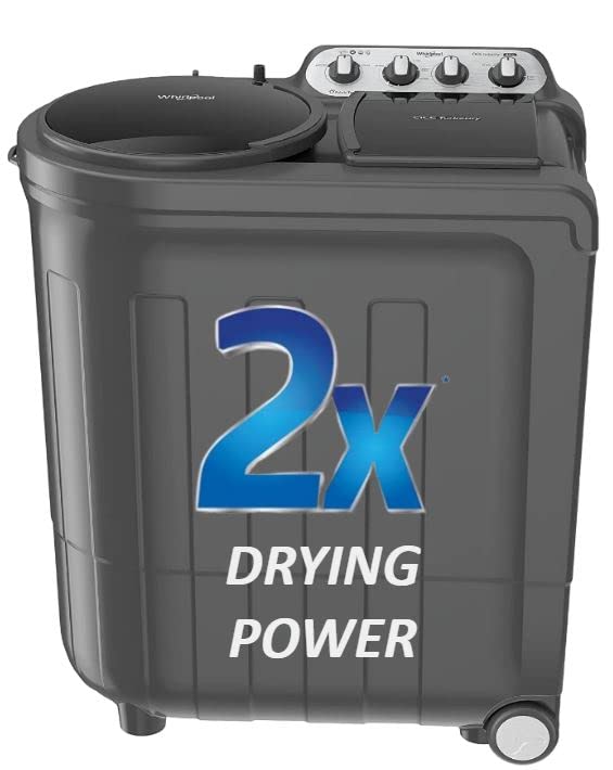 Whirlpool 8 Kg 5 Star Semi-Automatic Top Loading Washing Machine (ACE 8.0 TRB DRY GREY DAZZLE (10YR)-NH) at Rs. 12490