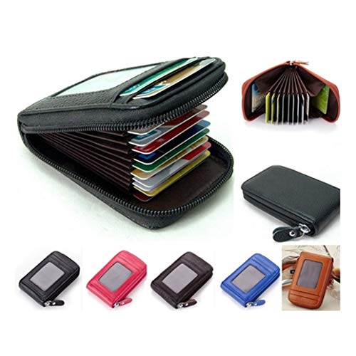 Unisex Credit Card Holders Portable Credit Card Case Business Card Holder Wallet(Black)2