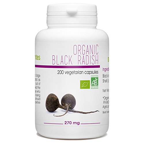 Black Radish Organic 200 Vegetarian Capsules - 270 mg Black Radish Organic 200 Vegetarian Capsules - 270 mg