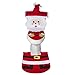 Santa Toilet Seat Cover and Rug Set - 4 Pcs Bathroom Christmas Decorations Set (Santa Claus)