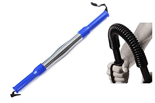 CLICLED Manubrio Palestra Regolabile Per Bicipiti Barra a Molla Flessibile Per Pettorali Attrezzo Per Allenamento Braccia Fitness Set Palestra 30kg