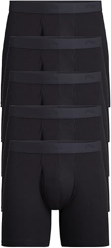 MeUndies Calzoncillos tipo bóxer de algodón elástico para hombre con bragueta - Ropa interior para hombre - Tela exclusiva de Tienda