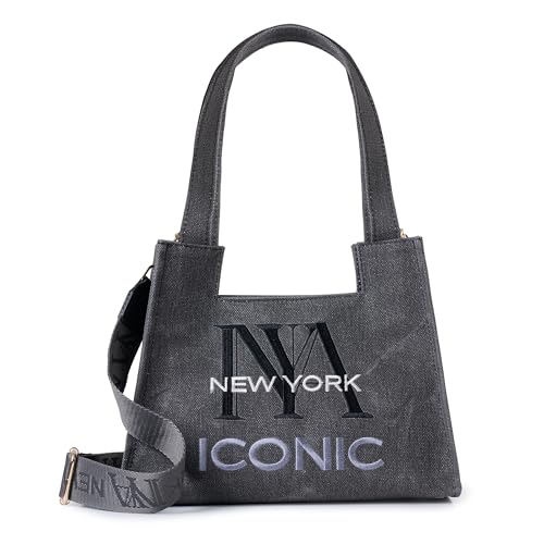 ICONIC N°2 Canvas Crossbody Tote – Structured Bag with Magnetic