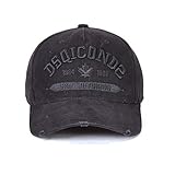 DSQICOND2 Cap Cotton Letters Hut Stickerei Black Dad Hip Hop Baseball Cap Snapback Hut Cap für Mann Frau Hut