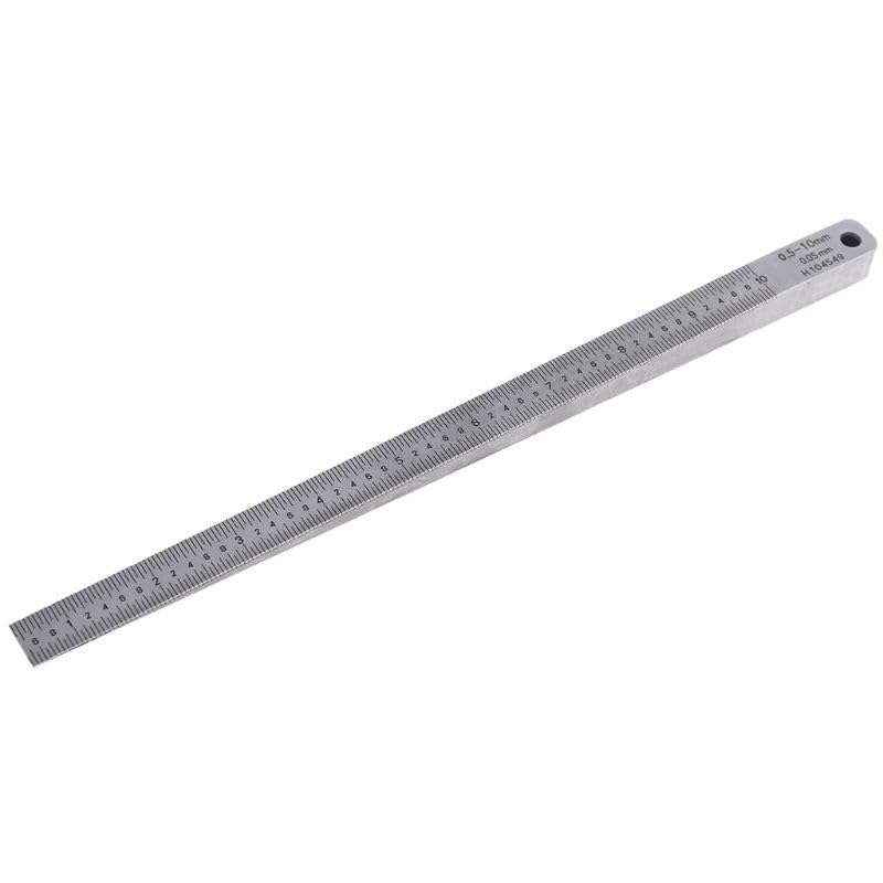 Wedge Feeler Gauge Crack Flatness Layout Insert Wedge Gauge Welding Taper Measure Tool Caliper 1-15mm 0.5-10mm 0.4-6mm(0.5-10mm)