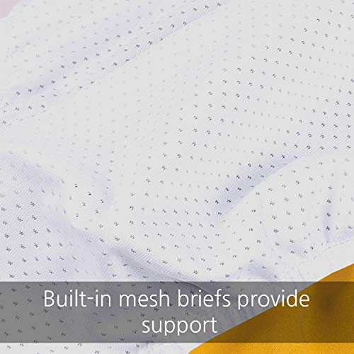 image for BALEAF Men's 5 Inches Running Athletic Shorts Zipper Pocket Yellow Siz