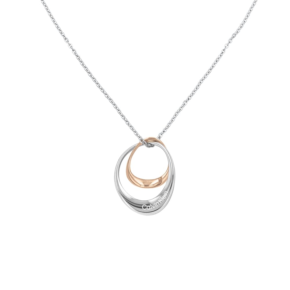 Calvin Klein Collares para Mujer Colección WARPED RINGS de acero inoxidable
