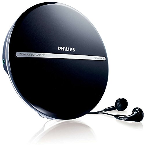 Philips EXP2546/12 - Reproductor CD portátil, Negro