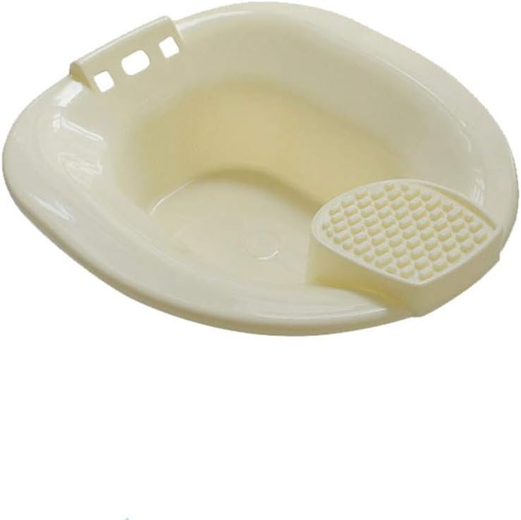 KTTR Men Sitz Bath, Over-The-Toilet Bath Bidet, for Hemorrhoids, Bladder/Prostate Discomfort, Soothes and Relieves Inflammation,B : Health & Household