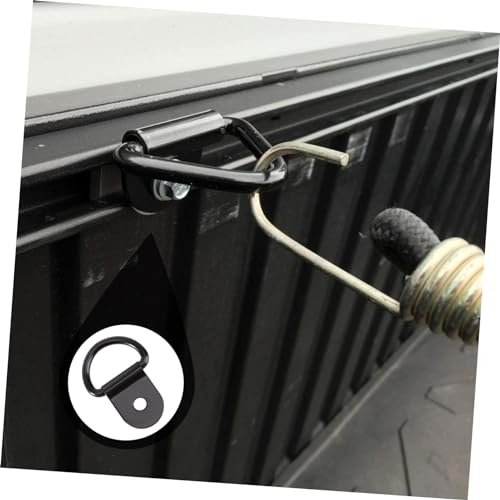 Image of Cabilock Black Hangers Metal Hangers 30pcs Hanging Photo D Ring Hooks Metal Black Photo Picture Single Hole Wall Art Picture Heavy Duty Clothes Rack