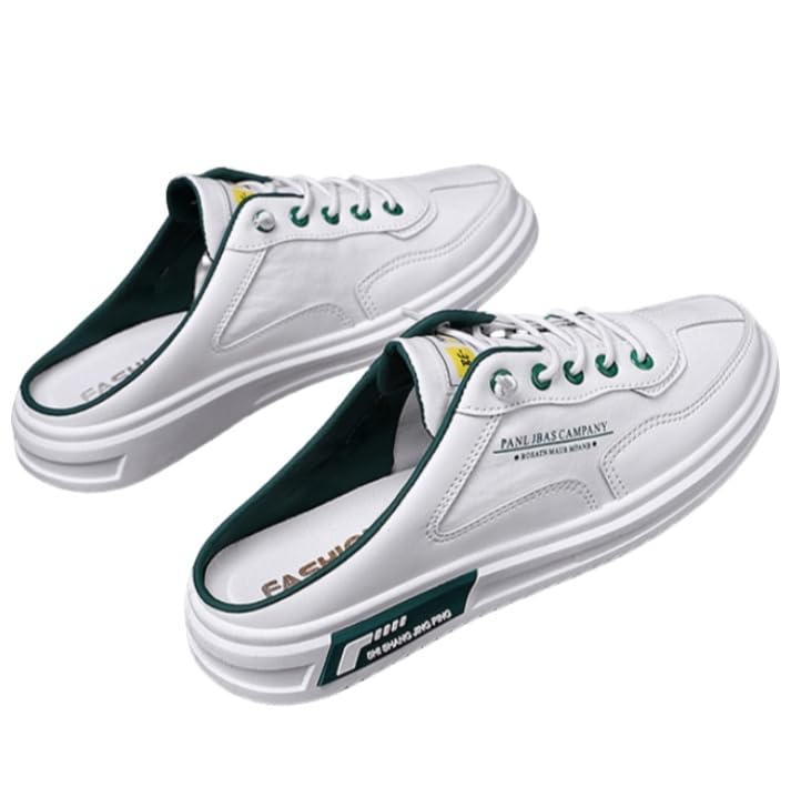 Men's Streetwear Hollow Out Mule Loafers - Breathable Non-Slip Slip-On Shoes for Outdoor Casual Wear, Comfort Walking & Urban Style