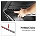 JeCar Carbon Fiber Window Switch Button Panel Trim Cover for Ford Mustang 2015-2023