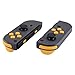 eXtremeRate Caution Yellow Replacement ABXY Direction Keys SR SL L R ZR ZL Trigger Buttons Springs, Full Set Buttons Repair Kits with Tools for Nintendo Switch Joy-Con JoyCon Shell NOT Included