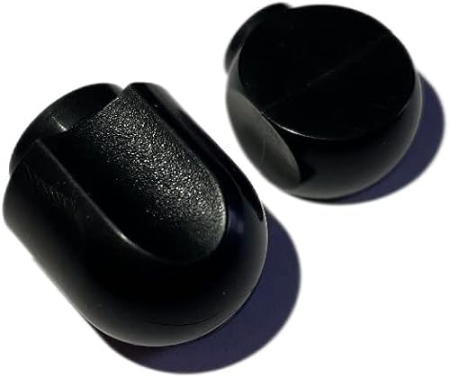 Miniatura 3 de Juego de 2 piezas de repuesto para batidora de pie, pomo de control de velocidad de plástico negro y perilla de bloqueo para ayuda de cocina