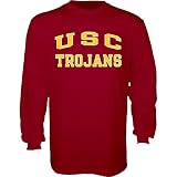 Blue 84 Men's USC Trojans Long Sleeve T-Shirt Arched Team Color, Team Color, Large