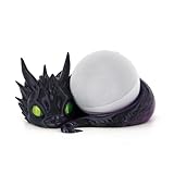 Costume Wizard Dragon Stand for Echo Dot 4th/5th Gen, 3D Printed Dragon Amazon Echo Desktop Speakers, Holder for Echo Dot 5th Gen Echo Dot 4th Gen, Made in USA (Dark Purple)