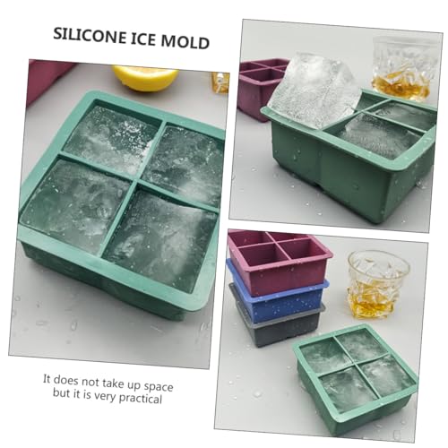 Molde para Cubitos de Hielo de Silicona con Tapa miniatura 3