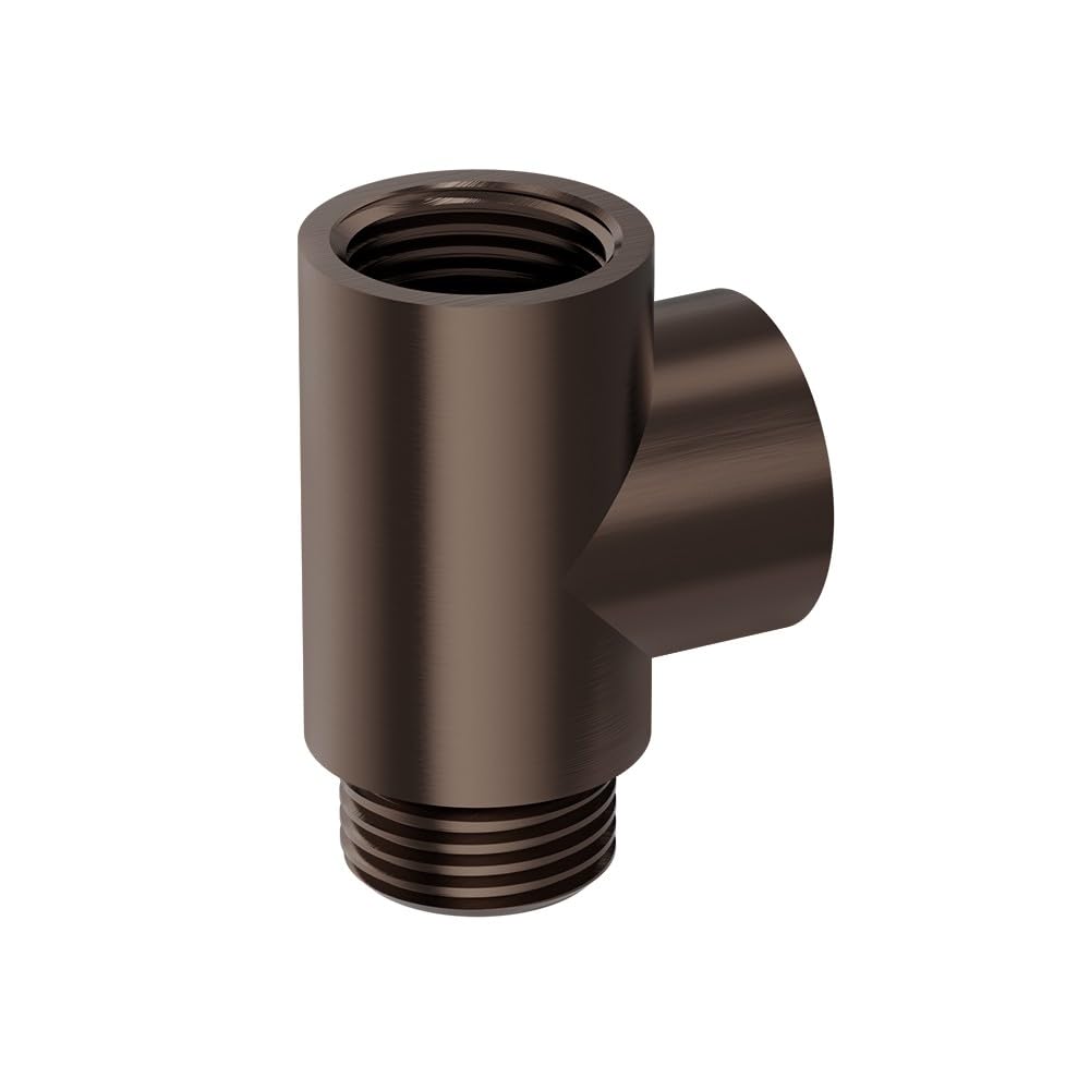 Bronze T-Piece Conversion Piece for Dual Fuel Electric Towel Rails 1/2" BSP
