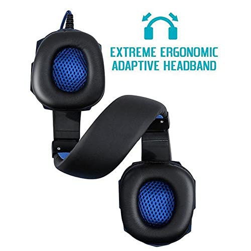 Mengk Sy-Gx20 Wired Headset On Ear Headphones With 3.5Mm Audio Jack & With Mic Volume Control Over Ear Noise Cancelling Gamer Headphones Gaming Earphone For Cellphones Laptop Computer Games Tablet #TOP5