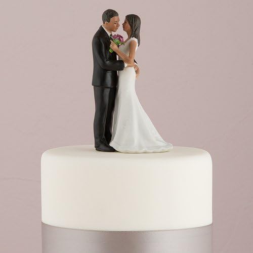 WEDDINGSTAR My Main Squeeze Medium Skin Tone Wedding Cake Topper