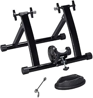 Yaheetech Indoor Magnet Steel Bike Bicycle Exercise Trainer Stand Resistance Stationary Bike Trainer