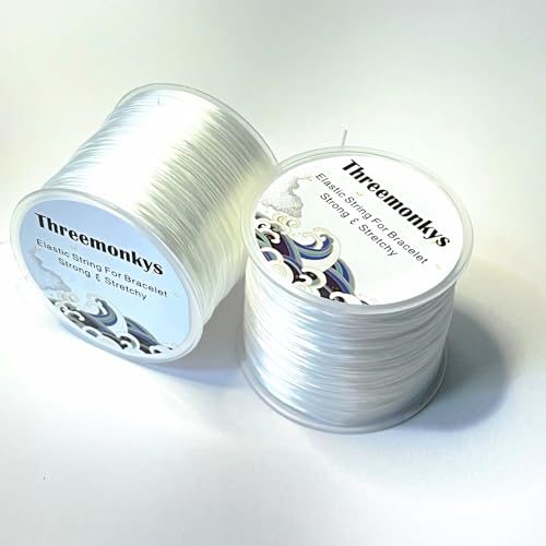 Threemonkys Flat Elastic Line 0.8 Mm Elastic Bracelet Rope Elastic Bead Rope For String Jewelry Production And Bracelet Production  thumb #7
