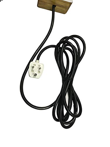 Image of Electric Extension Wooden Board , 1 Meter 3 Core Wire (5 Switches 5 Sockets-4x15x2)