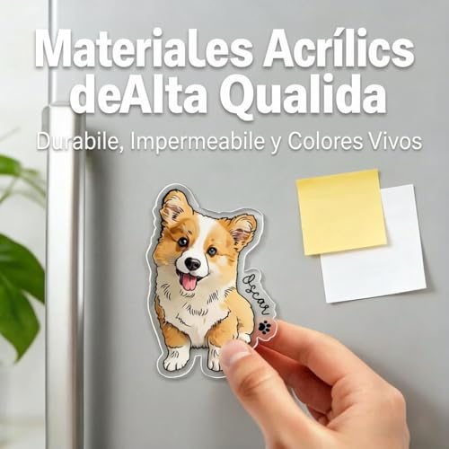 Imán Personalizado para Refrigerador con Foto de Mascota miniatura 6