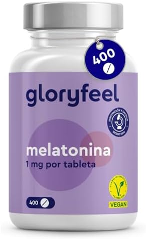 Melatonina 400 Tabletas (+1 año) - Complemento de Melatonina en a...