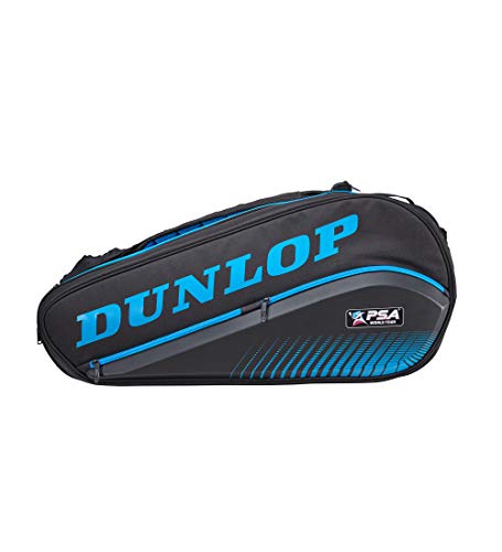 Dunlop Sports Saco para raquete de squash PSA 12, azul/preto