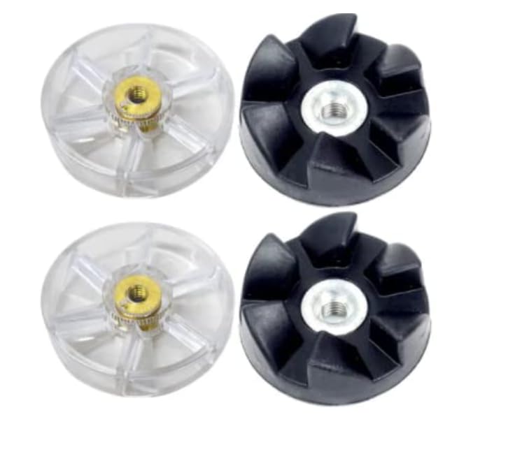 Jupiter Enterprises mixer gear spare part for" NUTRI BULLET" 6 Teeth Coupler Juice Extractor (2U Motor & 2U Jar Coupler)(Pack of 4 Units)