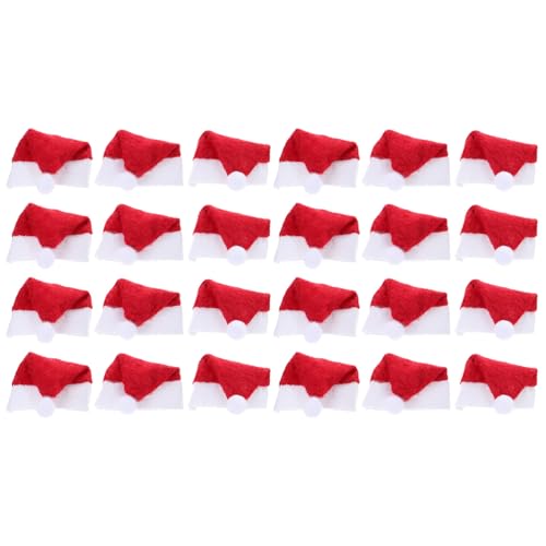 Chapeaux de Noël pour Sucettes et Décoration de Table de Fête Festive