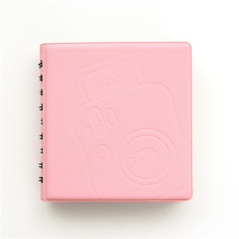 Álbum de Fotos Libro de Fotos, Álbum de Fotos con 68 Bolsillos, miniálbum de Fotos instantáneo, Estuche for Fotos de películas de 7, 8, 25, 50, 70 y 90(Purple)