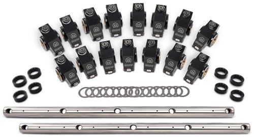 Proform Rocker Arm, Roller Rockers, 1.50 Ratio, Shafts/Hardware Included, Aluminum, Small Block Mopar, Set of 16